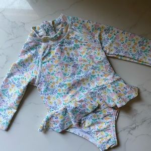 Marks & Spencer 0-3 mo rash guard / baby swimsuit NWOT